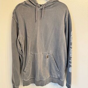 Carhartt Garment-Dyed Gray Men's Hoodie